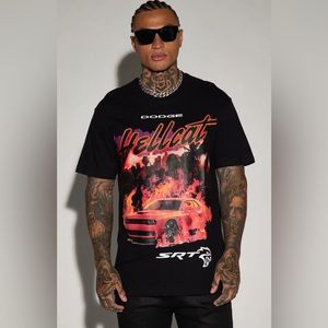 NWT Dodge x Reason Hellcat T-shirt SZ XL
